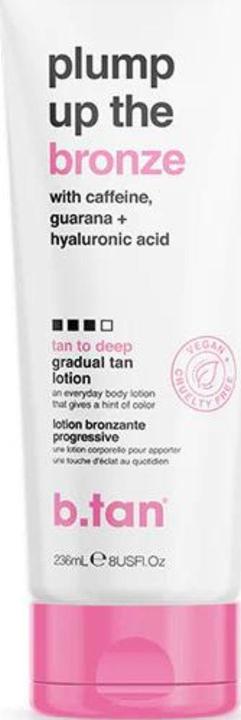 B.Tan Plump Up The Bronze Tan To Deep Gradual Lotion 236 ml (Self-tanning towel, 236 ml)