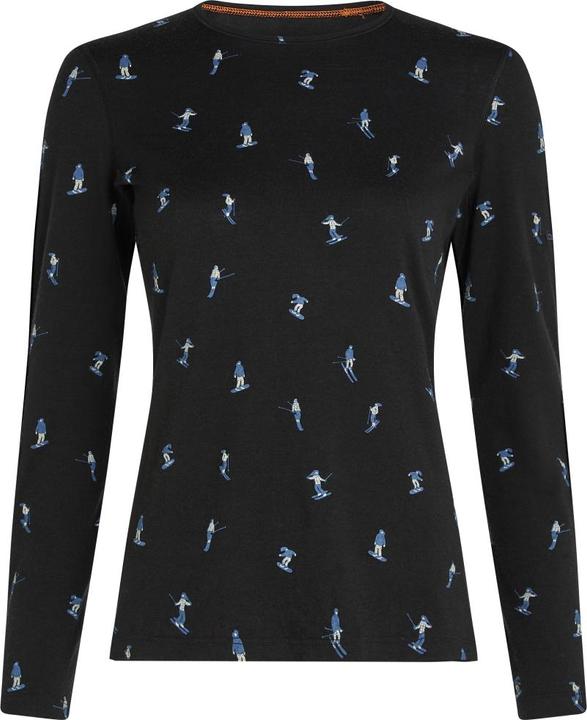 Icebreaker Women Merino Mer 200 Oasis LS Crewe Ski Day (XL)
