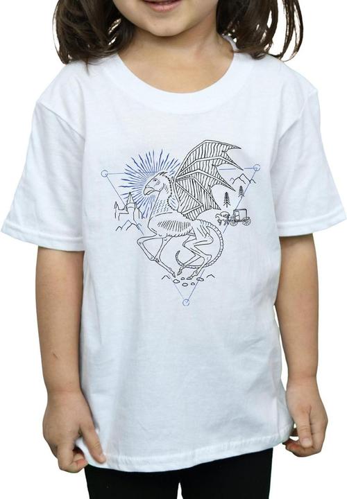 Immagine prodotto Thestral Line Art Maglietta Ragazze (140, 146)