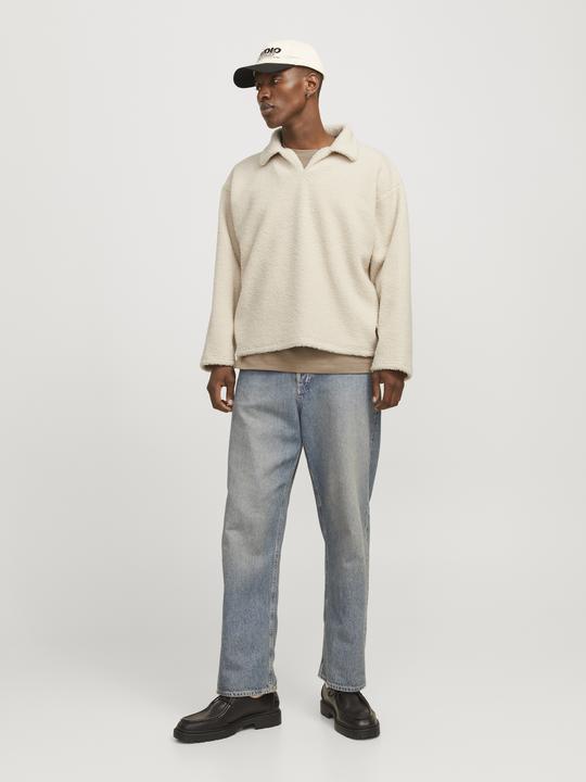 Produktbild Jack & Jones Joravondale Teddy Split Neck Sweat Ln (L)
