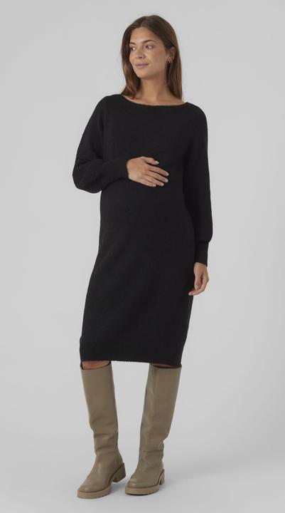 Actual product image Vero Moda Maternity VMMSIMONE LS BOATNECK DRESS GA EXC Knit Dress (S)