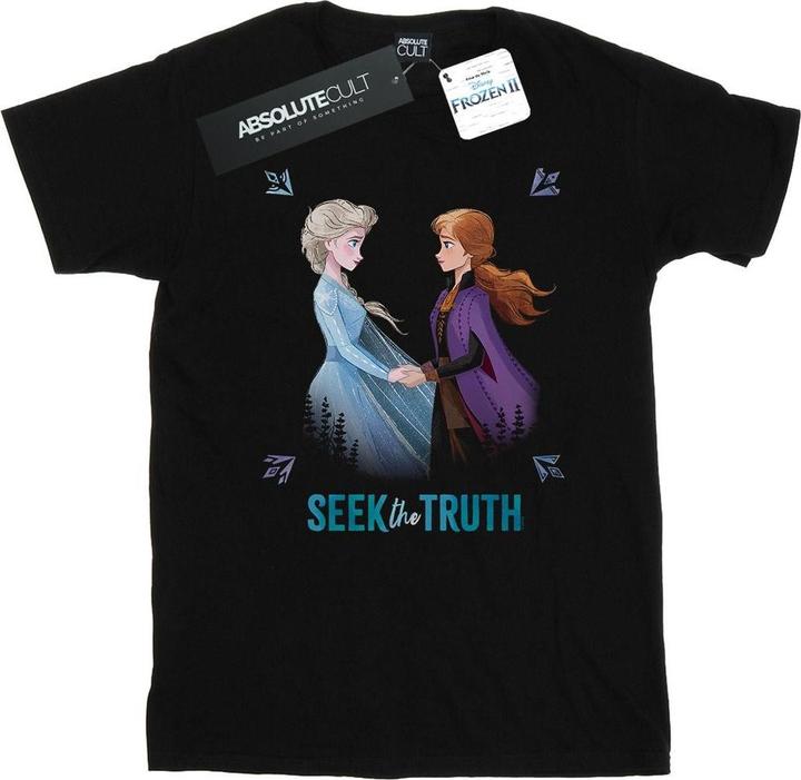 Image du produit Disney - T-shirt FROZEN ELSA AND ANNA SEEK THE TRUTH - Femme (L)
