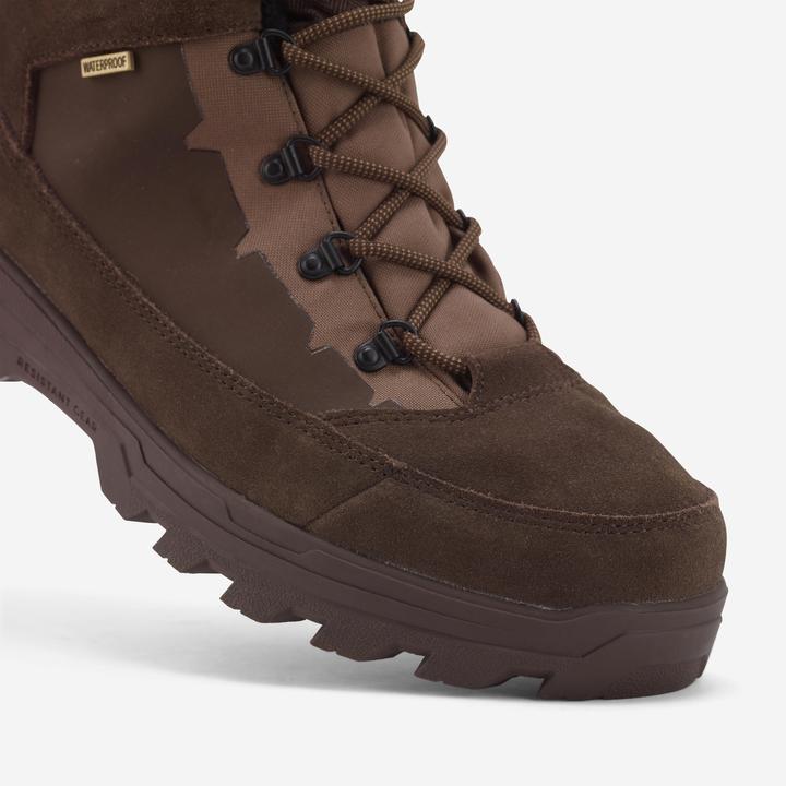 Actual product image Solognac Hunting boots Crosshunt 140 waterproof warm brown (42)