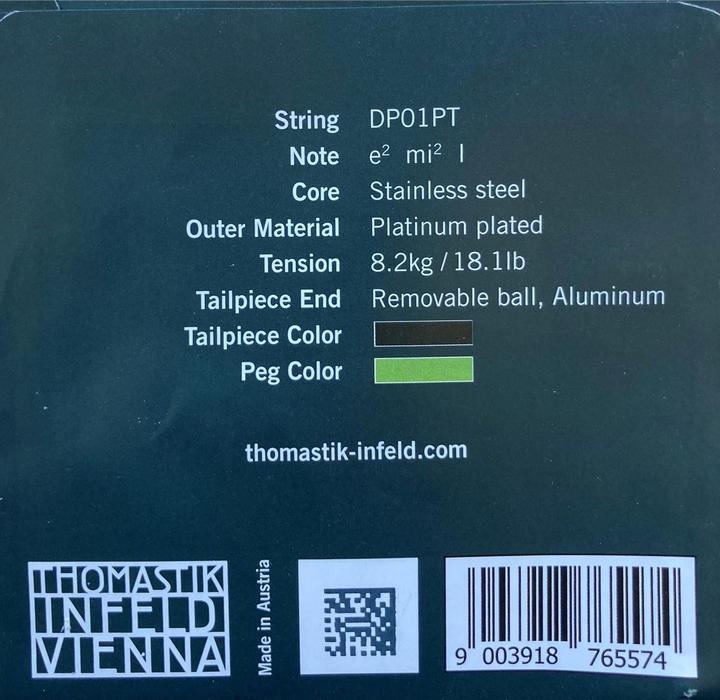 Image du produit Thomastik Dominant Pro DP01PT (1 x, violon, 0.01")
