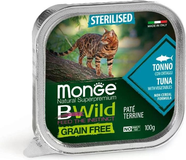 Produktbild Monge Cat Wet Grainfree Sterilised Thunfisch (Adult, 1 Stk., 100 g)