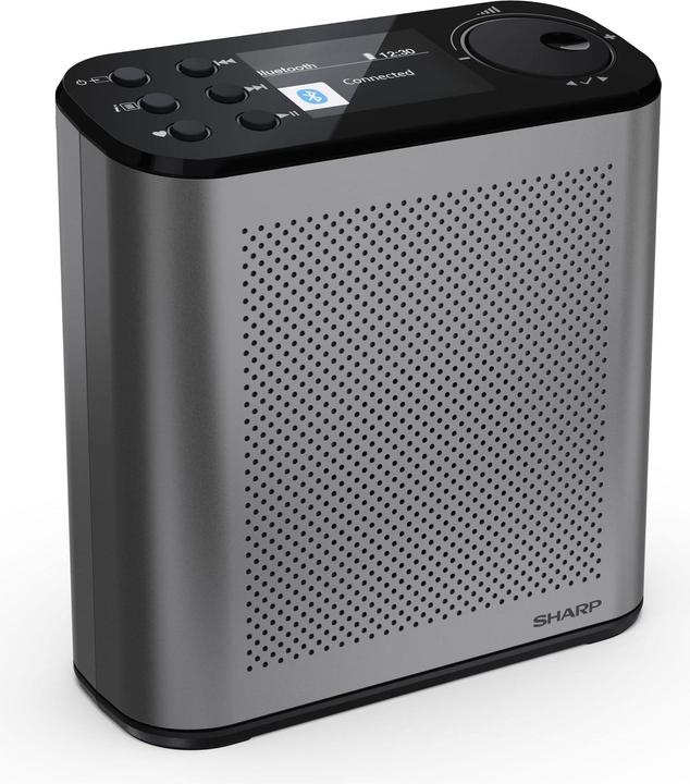 Image du produit Sharp Radio DAB+ DR-P530 Gris (DAB+ DAB, DAB, FM, Bluetooth)