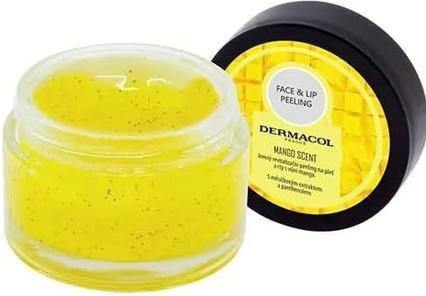 Actual product image Dermacol Face & Lip Peeling Mango Scent (Exfoliation)