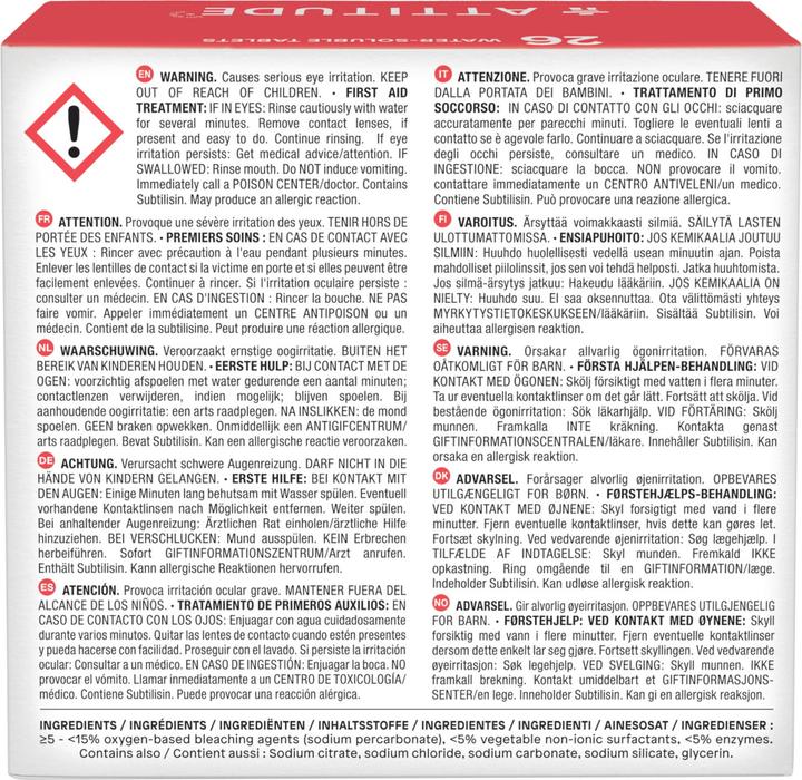 Produktbild Attitude Nature+ Geschirrspültabs (Caps, 26 Waschgänge)