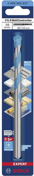 Immagine prodotto Bosch Professional Zubehör Trapano multi-costruzione EXPERT CYL-9, 10 x 90 x 150 mm (10 millimetri)