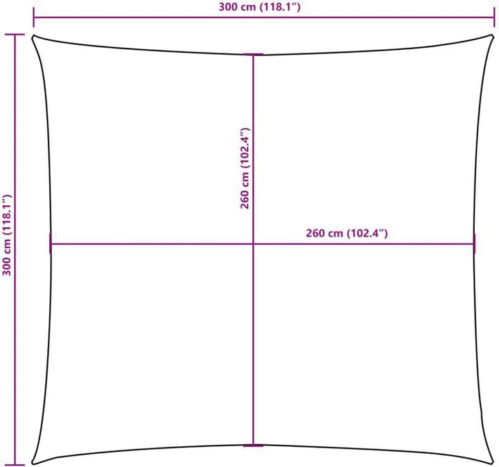 Image du produit VidaXL Sonnensegel (300 x 300 cm)
