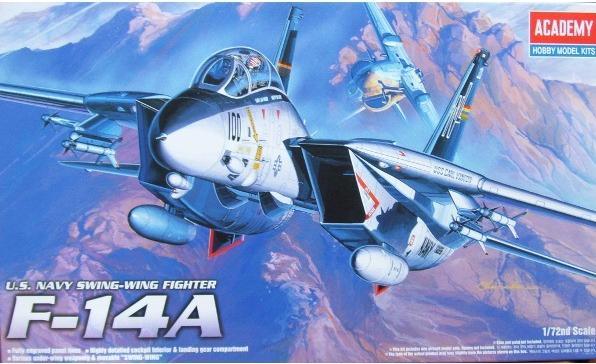 Actual product image Academy US Navy Swing-WingTomcat F-14A