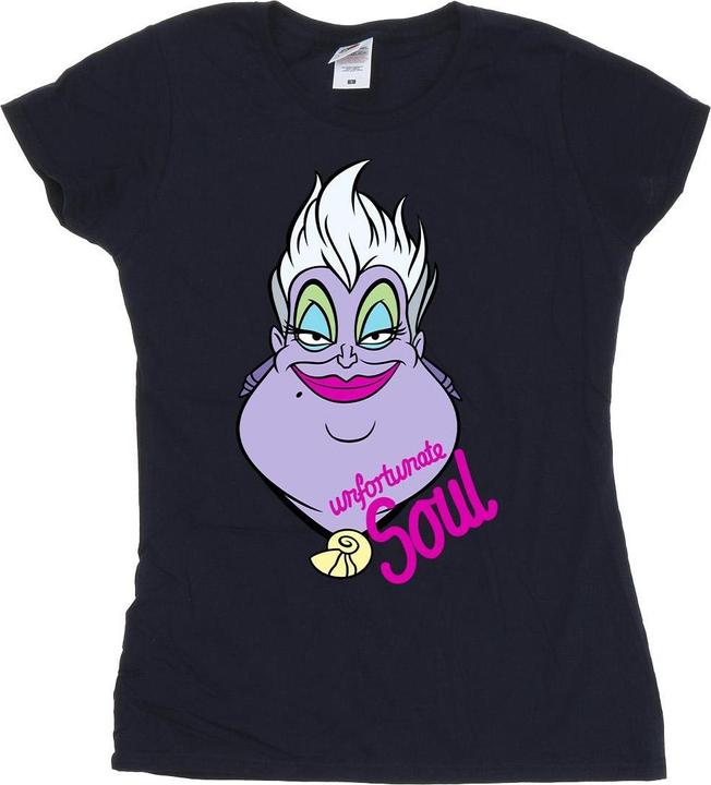 Actual product image Disney Womens/Ladies Villains Ursula Unfortunate Soul Cotton T-Shirt (XL)