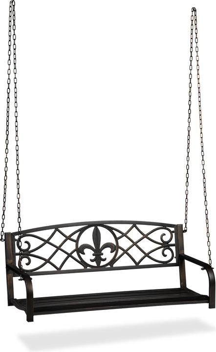 Actual product image Relaxdays Suspension bench