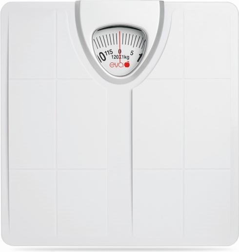 Immagine prodotto Eva- Kochen und Haushalt Bilancia pesapersone Eva cromata bianca, Mod 621 (120 kg)