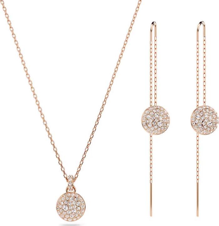 Produktbild Swarovski Meteora Set Weiss Roségold (Swarovski Metall)
