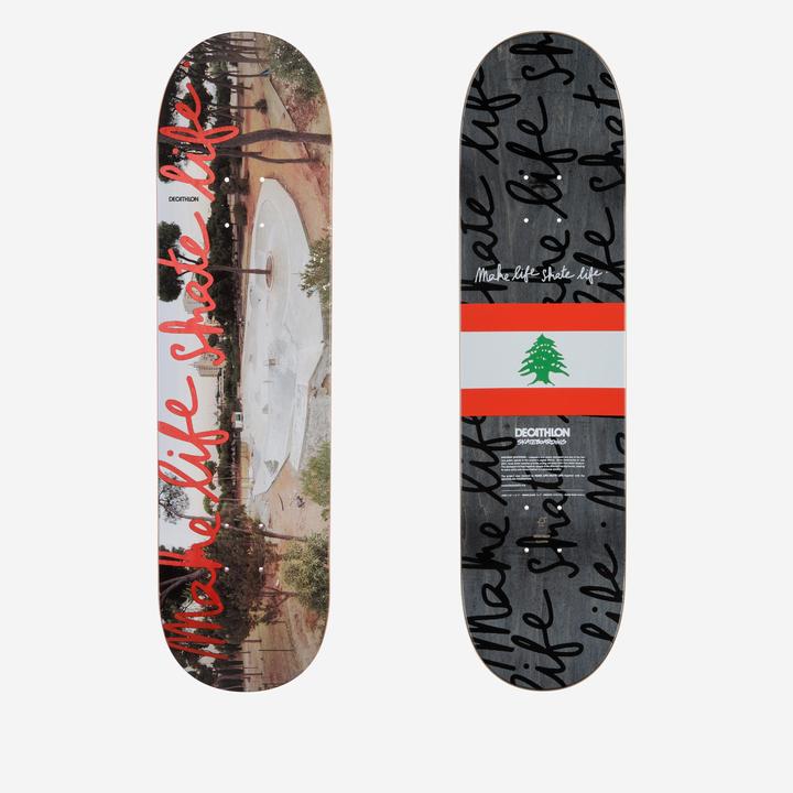 Image du produit Decathlon Skateboard Deck érable 8,25" - DK500 Popsicle Make Life Skate Life Lebanon (8.25")