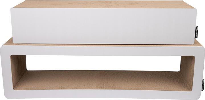 Actual product image District 70 Kratzbaum (24 cm, White and beige)