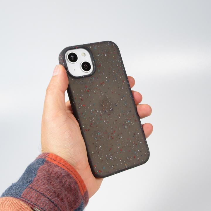 Actual product image PhoneLook Coque Silicone recomposé avec points multicolores Sensation Dots (Apple iPhone 14 Plus)