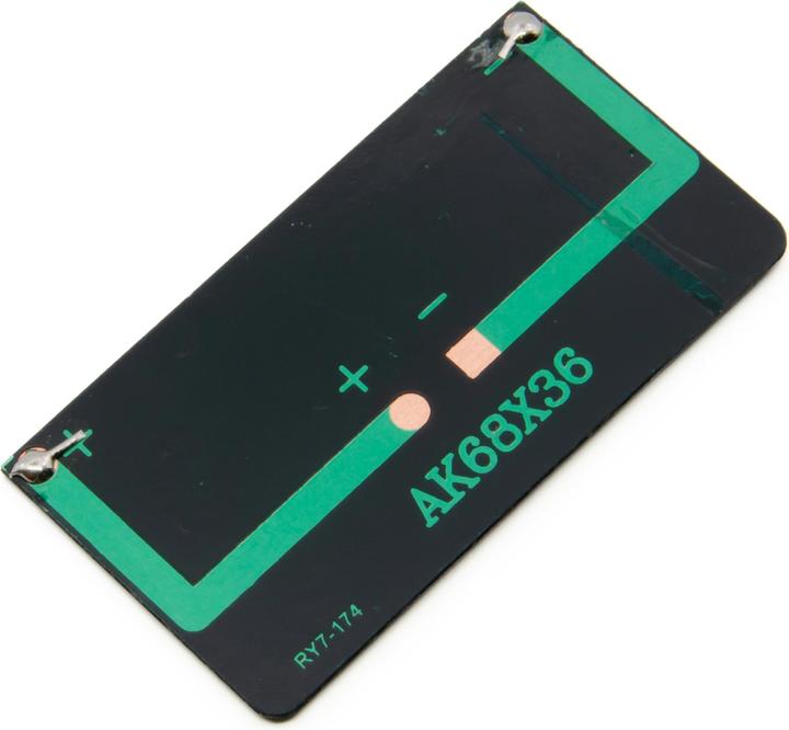 Actual product image Purecrea Solar cell 5V 65mA 0.33W 68x36mm