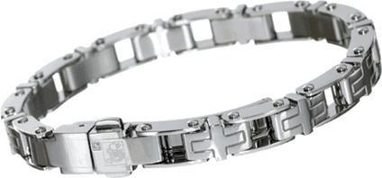 Image du produit Simmons Jewelry Co. Bracelet en acier inoxydable L.A. 8 mm - DBG1050AST (Acier inoxydable)