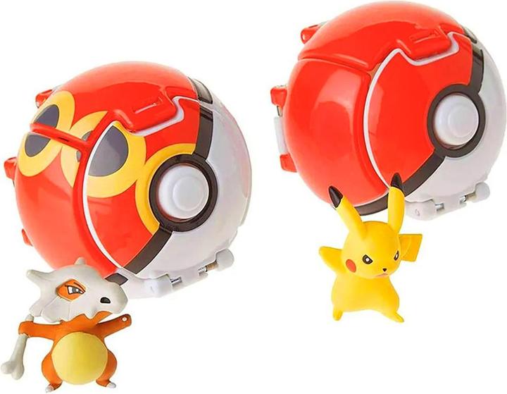 Immagine prodotto Pokémon Set di palline da lancio con Pokeball Pikachu e Poke Ball