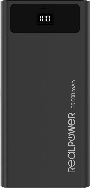 Produktbild RealPower PB-20k PD (20000 mAh, 18 W, 74 Wh)