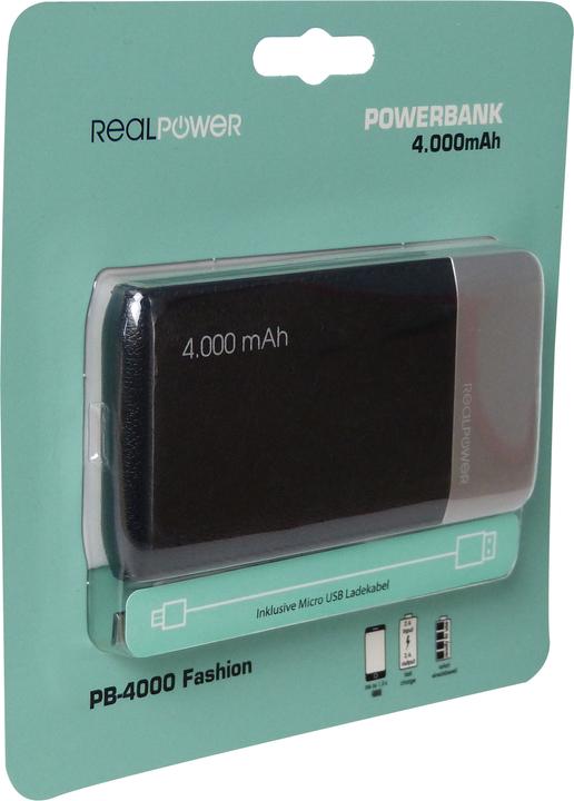 Actual product image RealPower PB-4000 Fashion (4000 mAh, 14.80 Wh)