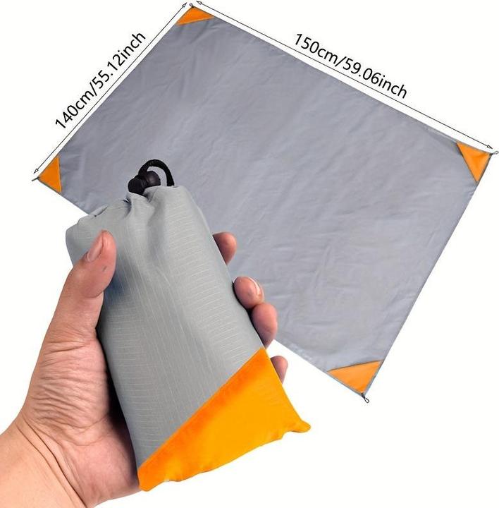 Immagine prodotto Alopini 1 Stück Outdoor-Campingmatte, Picknickmatte und Strandmatte mit Kordelzugtaschen, superleicht und