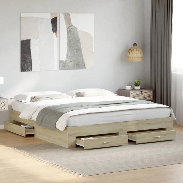 Produktbild VidaXL Bettgestell mit Schubladen (180 x 200 cm)