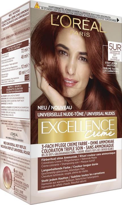 Produktbild L'Oréal Paris Excellence Universal Nude (5UR Universelles Rot)