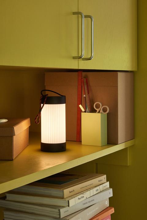 Immagine prodotto Hübsch Lampada da tavolo portatile Camp, nero