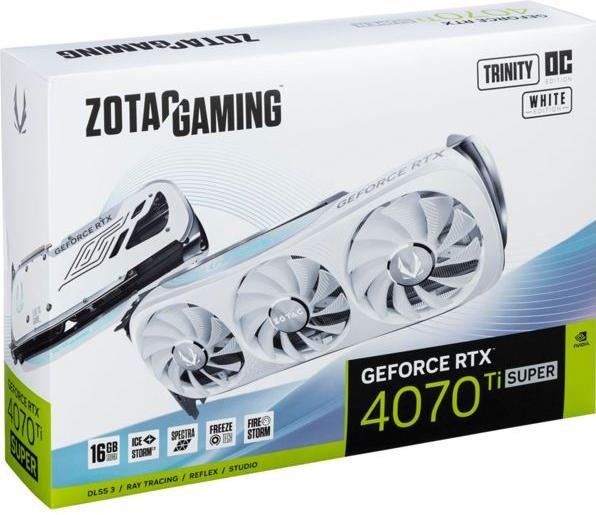 Produktbild Zotac GeForce RTX 4070 Ti SUPER Trinity OC White (16 GB)