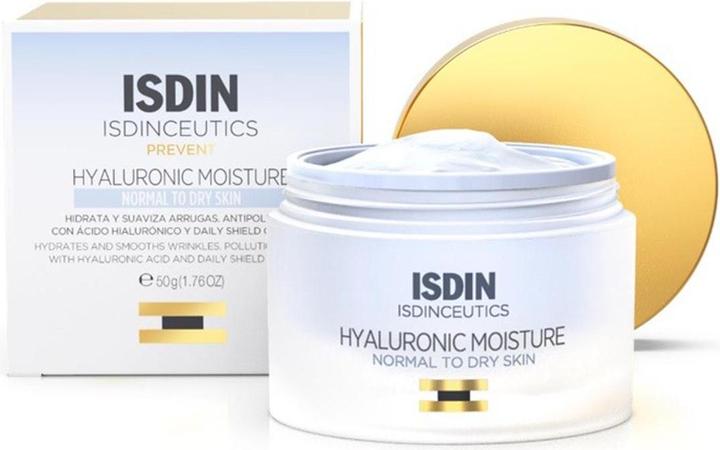 Actual product image Isdin ISDINCEUTICS hyaluronic moisture normal to dry skin 50 gr (50 ml, Day cream)