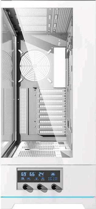 Actual product image Darkflash Tech Darkflash DY451L computer case without fans (white) (mATX, ITX, ATX)