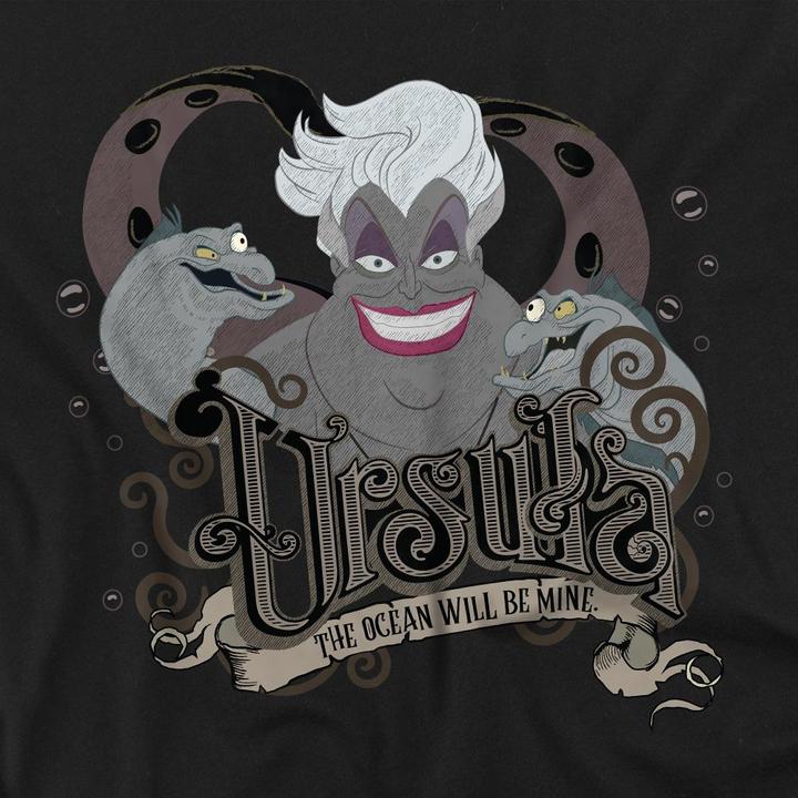 Immagine prodotto The Little Mermaid Ocean Will Be Mine Maglietta Ursula Adulto Unisex (XL)