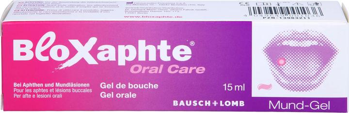 Actual product image Bausch + Lomb Oral Care Mouth Gel 15 ml (1 x, 15 ml, 28 g)