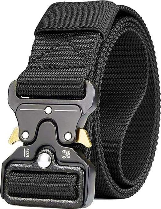 Image du produit Swissdetector Ceinture tactique réglable - style militaire - dégagement rapide - Noire