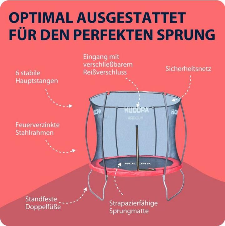 Image du produit Hudora Trampoline Fantastic 250V (250 cm)