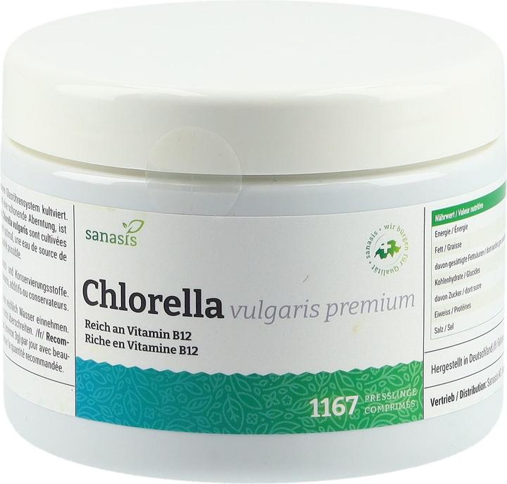 Produktbild Sanasis Chlorella Vulgaris Tablette vegan (350 Stück, Tabletten, 410 g)