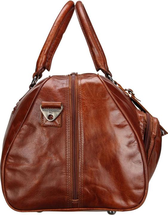 Produktbild The Vegan Cow Chesterfield Brand Leren Weekendtas Cognac Mainz (40 l)