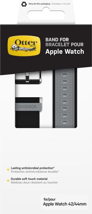 Produktbild OtterBox Armband Apple Watch 42 - 44 mm (44 mm, 42 mm, Silikon, Rostfreier Stahl)