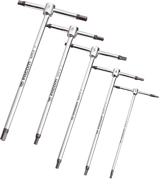 Facom Sechskantschlüssel Quergrif 38mm 5tlg
