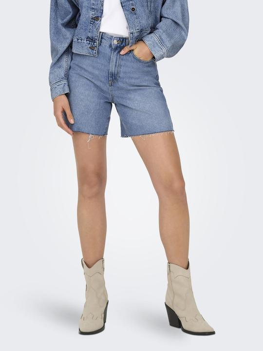 Produktbild Only ONLZITA Hohe Taille Normal geschnitten Jeans-Shorts Jeans-Shorts (XL)