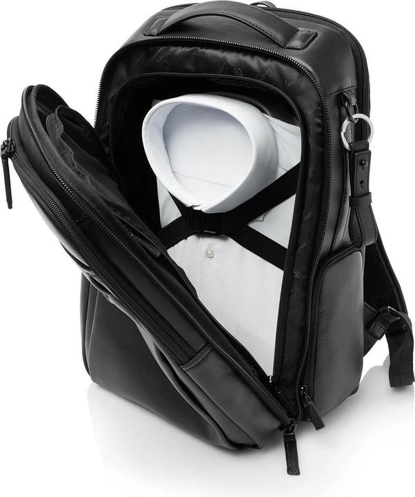 Image du produit Castelijn & Beerens Nappa X Sac à dos de voyage en cuir RFID 43 cm Compartiment pour ordinateur portable (25 l)