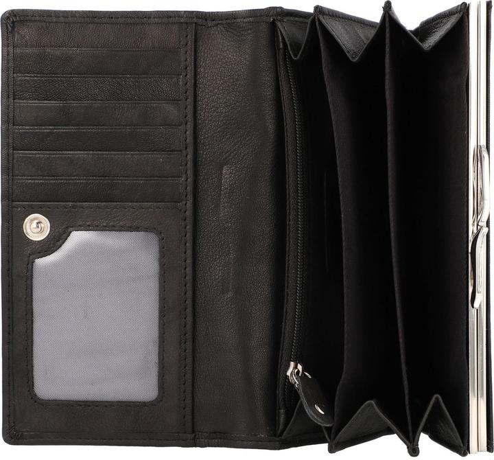 Image du produit Greenburry Basic Portefeuille RFID en cuir 17 cm