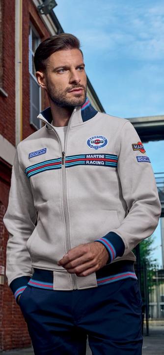 Actual product image Sparco Martini Racing Full Zip Sweatshirt (XXL)