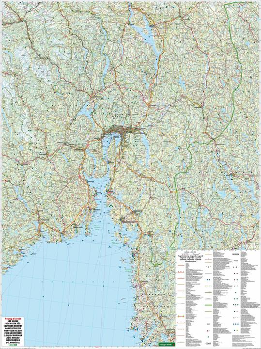 Produktbild Norwegen Süd, Strassen- und Freizeitkarte 1:250.000, freytag & berndt (freytag & berndt, Ungarisch, Slowakisch, Englisch, Norwegisch, Niederländisch, Italienisch, Spanisch, Tschechisch)