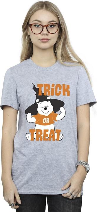 Actual product image Disney Womens/Ladies Winnie The Pooh Trick Or Treat Cotton Boyfriend T-Shirt (M)