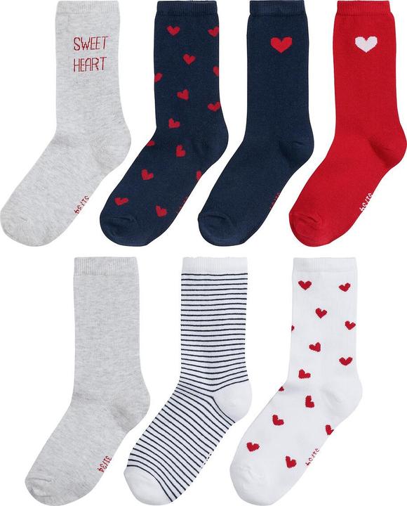 La Redoute Collections 7 Paar Socken Herz