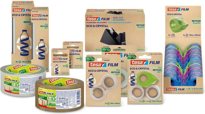 Produktbild tesa tesapack® Eco & Ultra Strong Paketklebeband 66m:50mm, lösemittelfrei (50 mm)